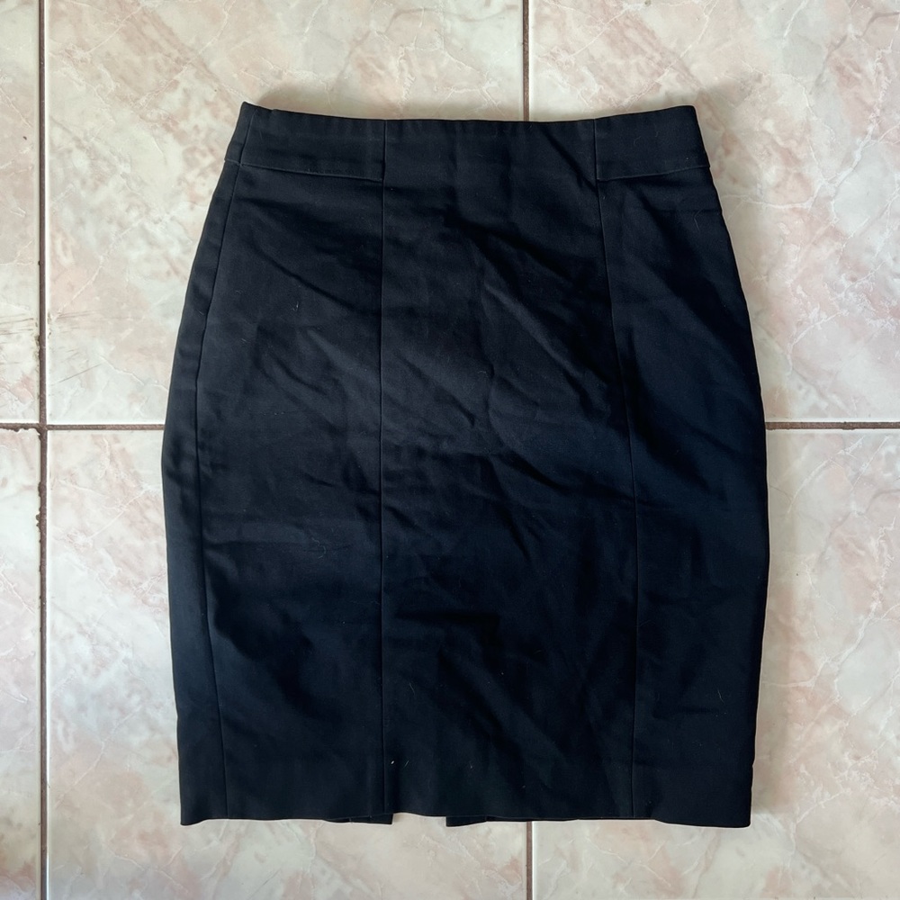 Black mini pencil skirt perfect for work